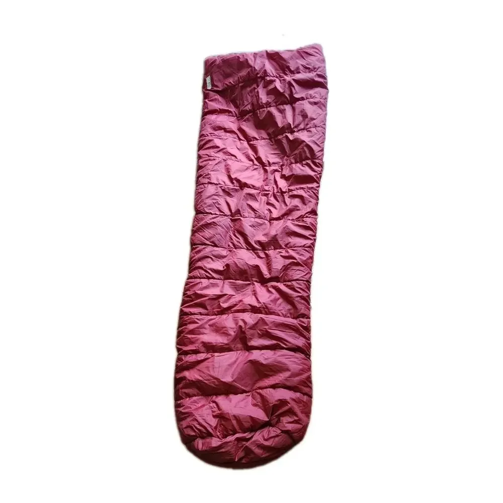 VTG LL Bean Mummy Sleeping Bag Adult Red Grey 1970/80s Camp Gear 3 Seasons USA